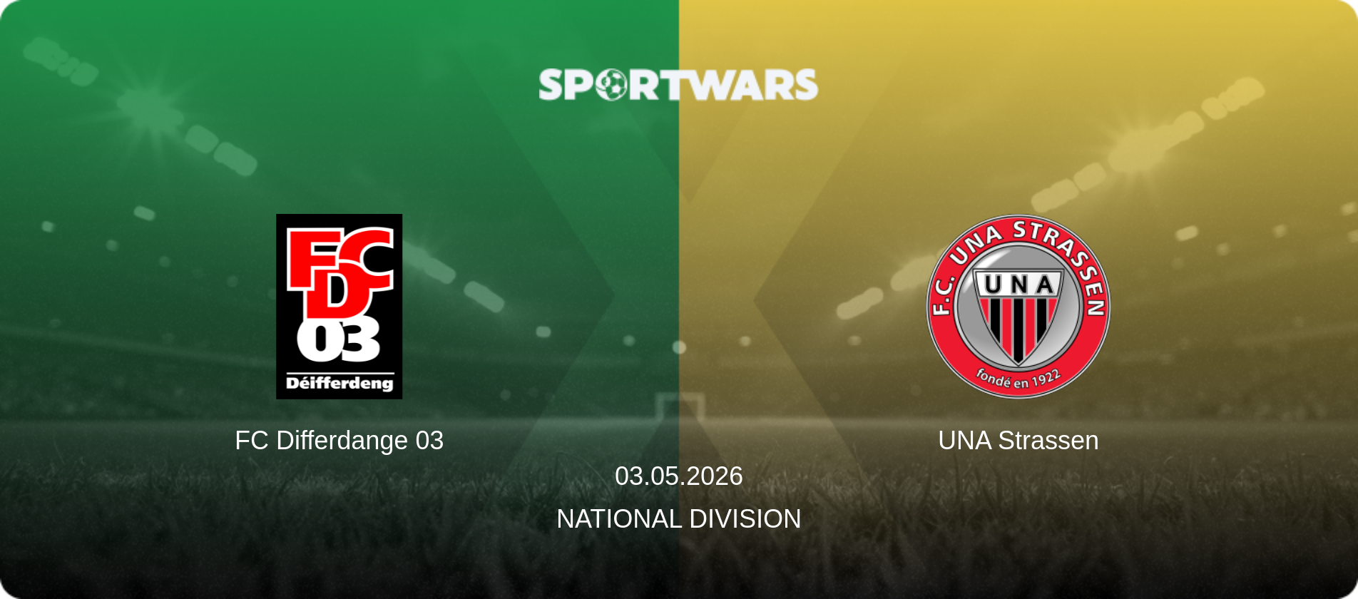 FC Differdange 03 — UNA Strassen, 03.05.2026 — National Division (match preview)