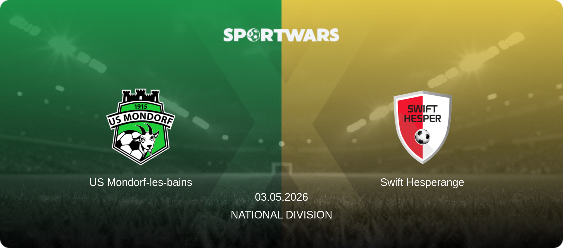 US Mondorf-les-bains — Swift Hesperange, 03.05.2026 — National Division (match preview)