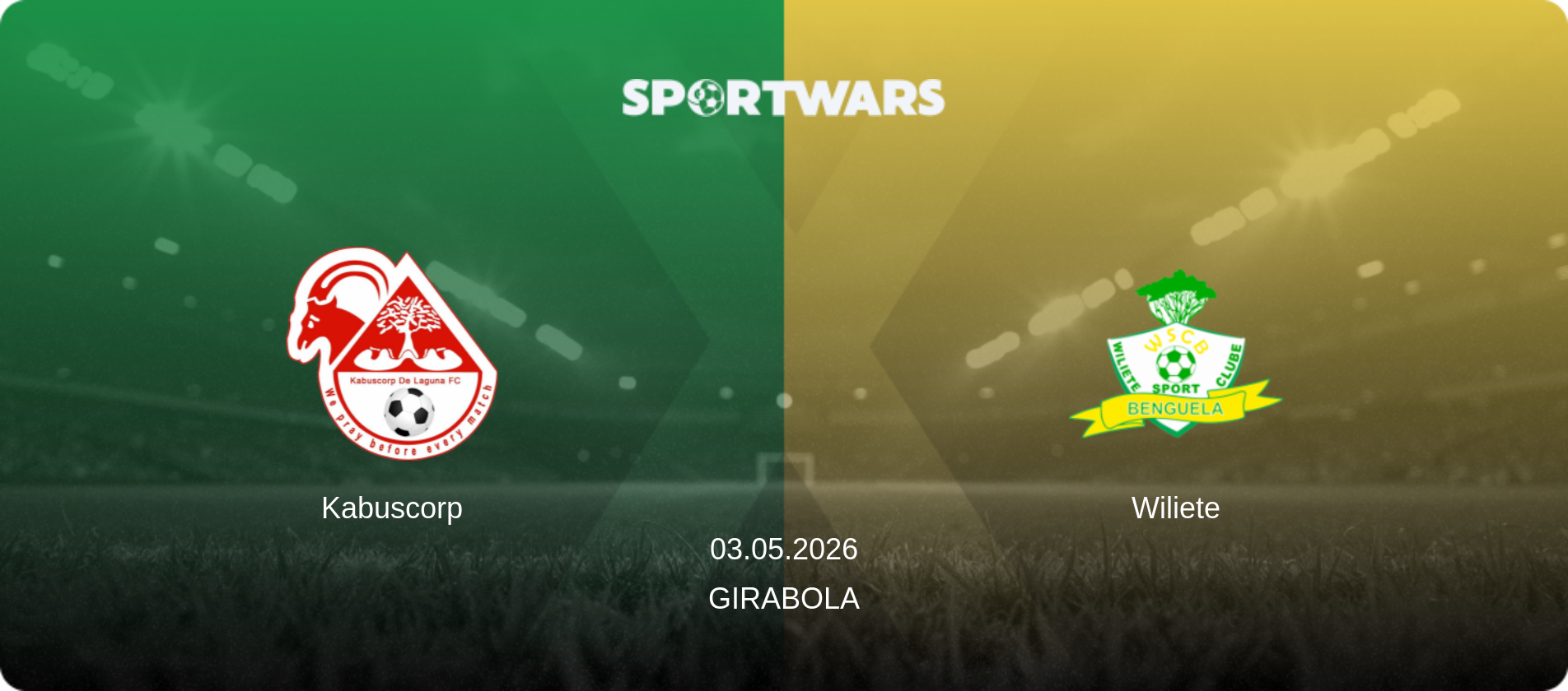 Kabuscorp — Wiliete, 03.05.2026 — Girabola (match preview)