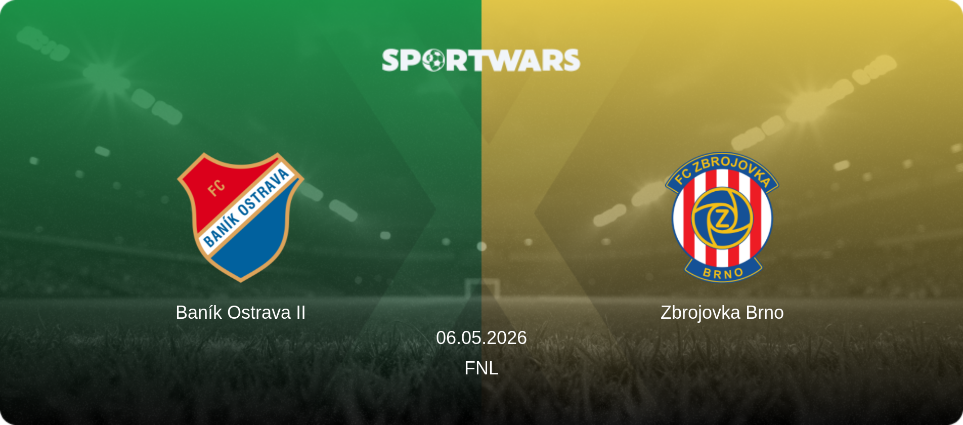 Baník Ostrava II — Zbrojovka Brno, 06.05.2026 — FNL (match preview)