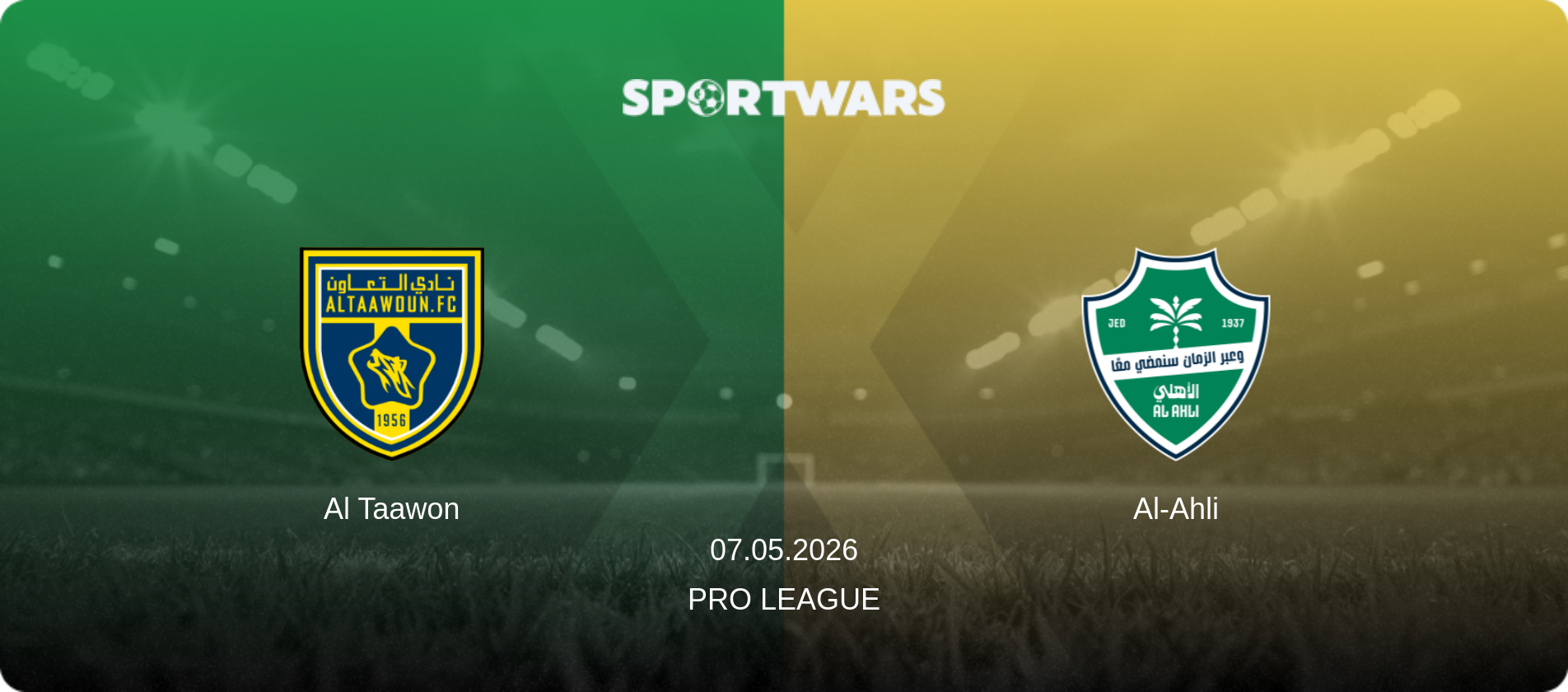 Al Taawon — Al-Ahli, 07.05.2026 — Pro League (match preview)