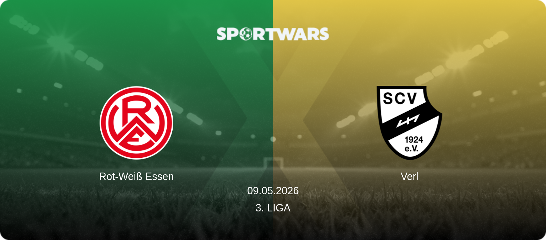 Rot-Weiß Essen — Verl, 09.05.2026 — 3. Liga (match preview)