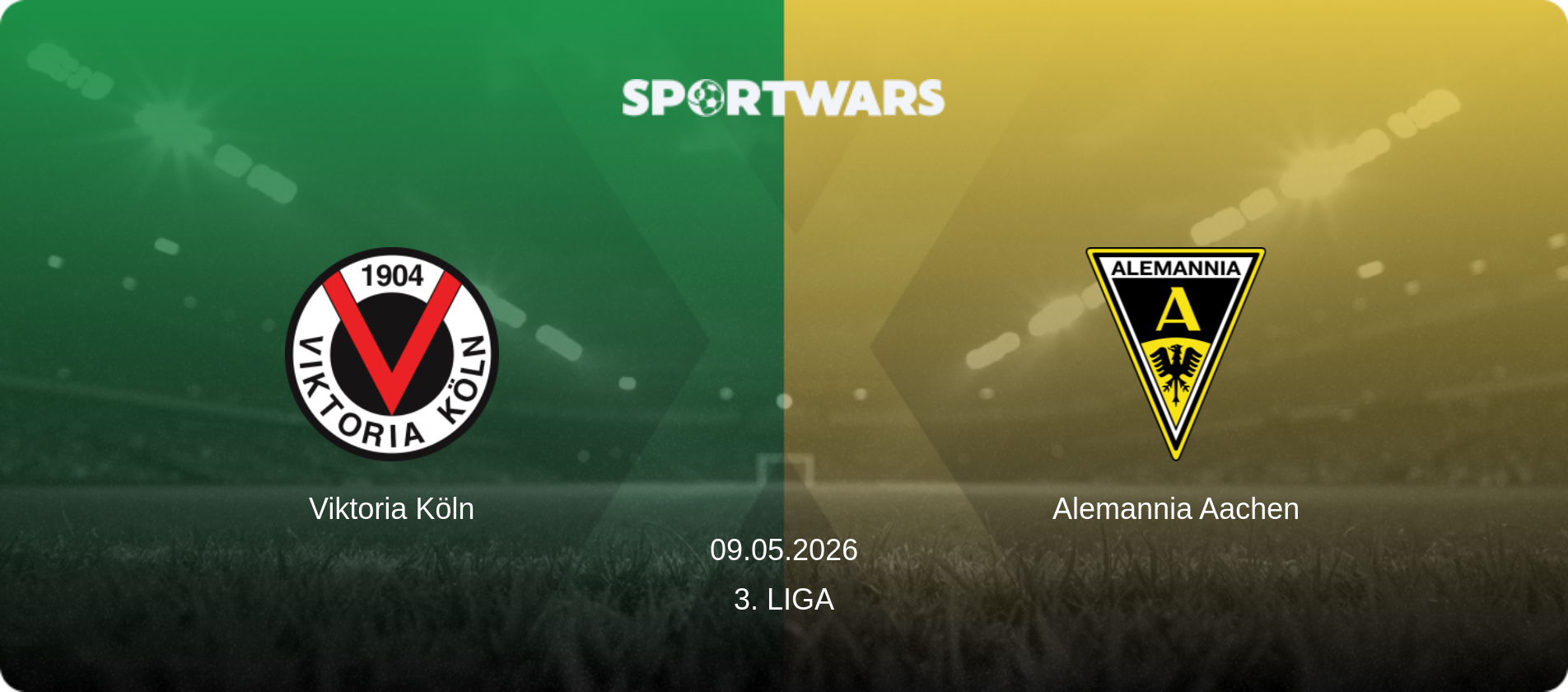 Viktoria Köln — Alemannia Aachen, 09.05.2026 — 3. Liga (match preview)