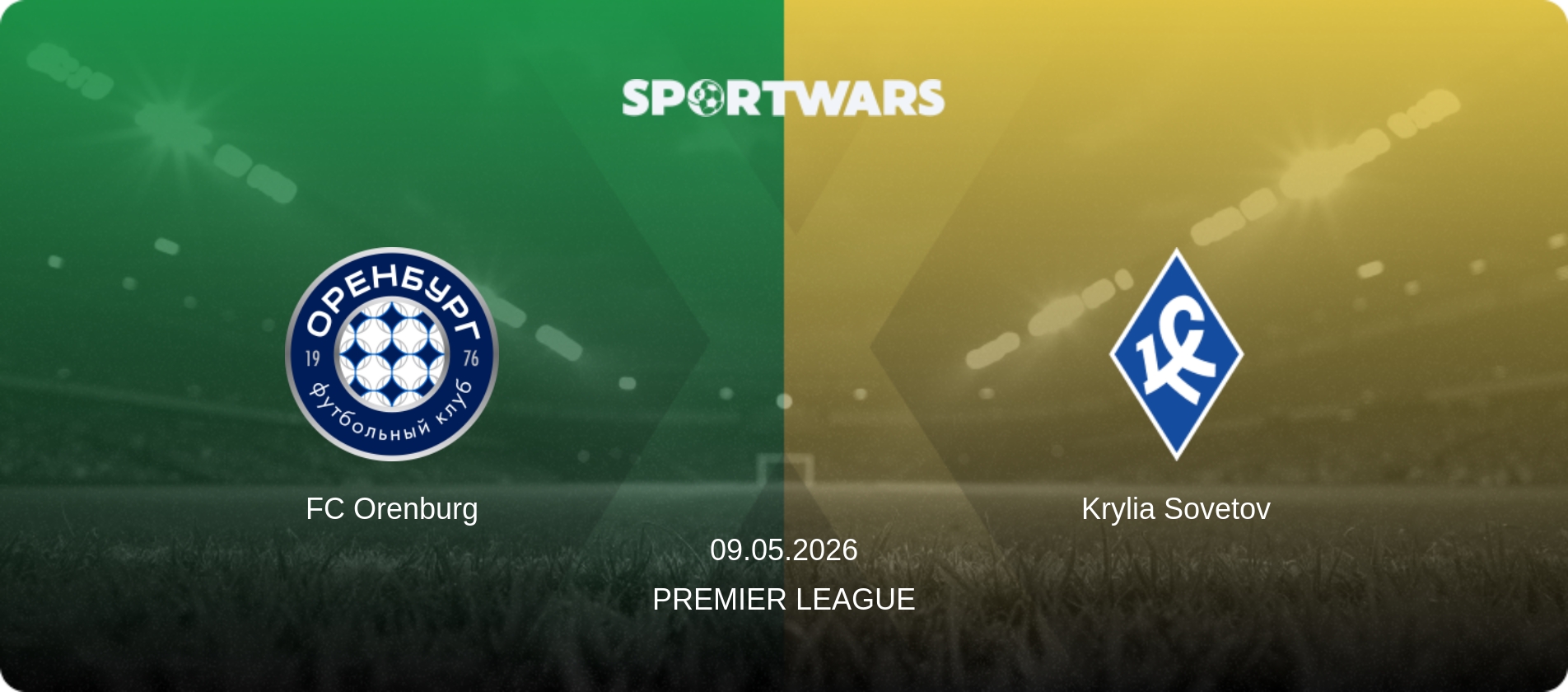 FC Orenburg — Krylia Sovetov, 09.05.2026 — Premier League (match preview)