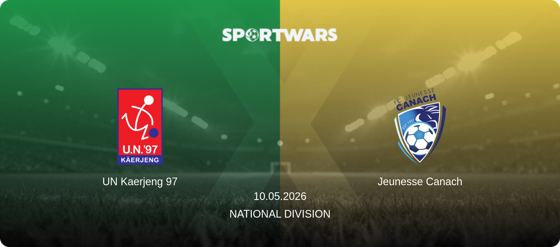 UN Kaerjeng 97 — Jeunesse Canach, 10.05.2026 — National Division (match preview)