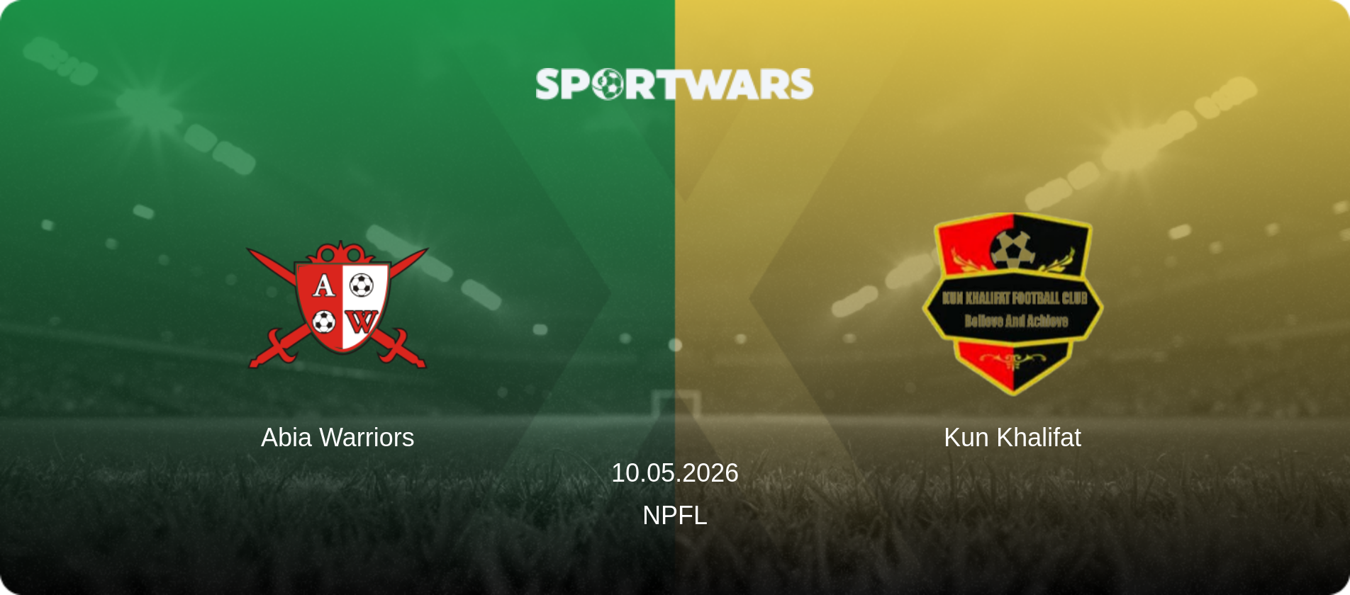 Abia Warriors — Kun Khalifat, 10.05.2026 — NPFL (match preview)