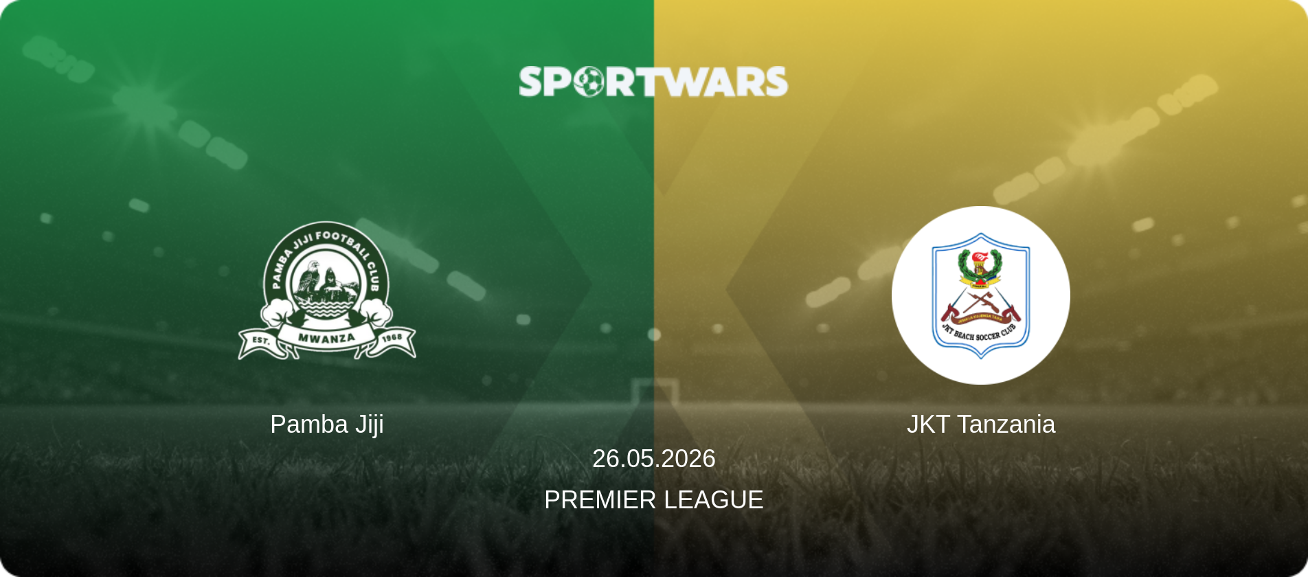 Pamba Jiji — JKT Tanzania, 26.05.2026 — Premier League (match preview)