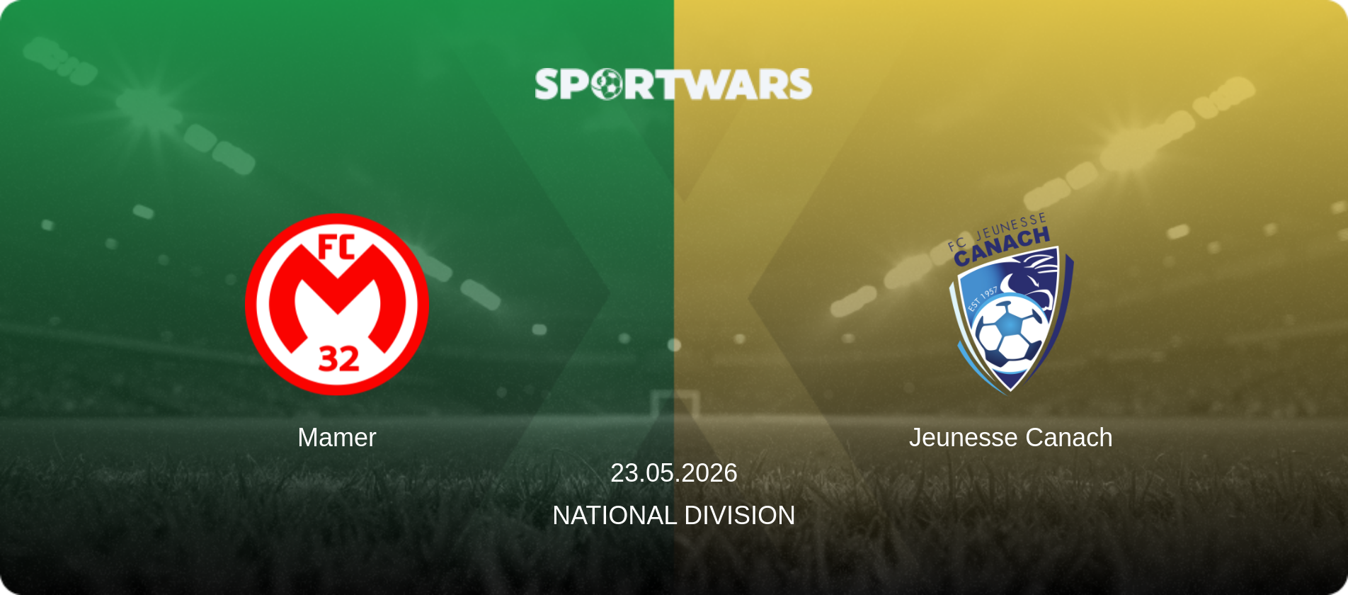 Mamer — Jeunesse Canach, 23.05.2026 — National Division (match preview)
