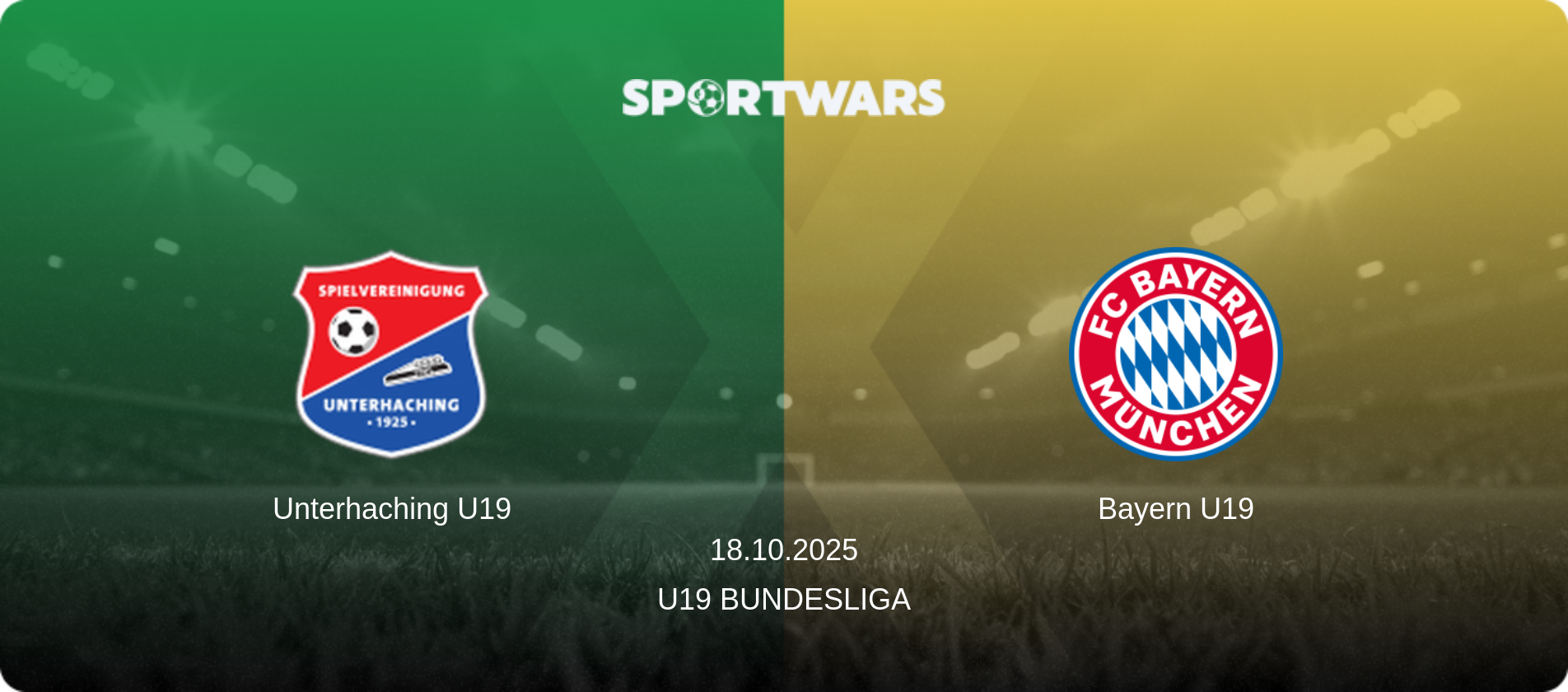 Unterhaching U19 — Bayern U19, 18.10.2025 — U19 Bundesliga (match preview)