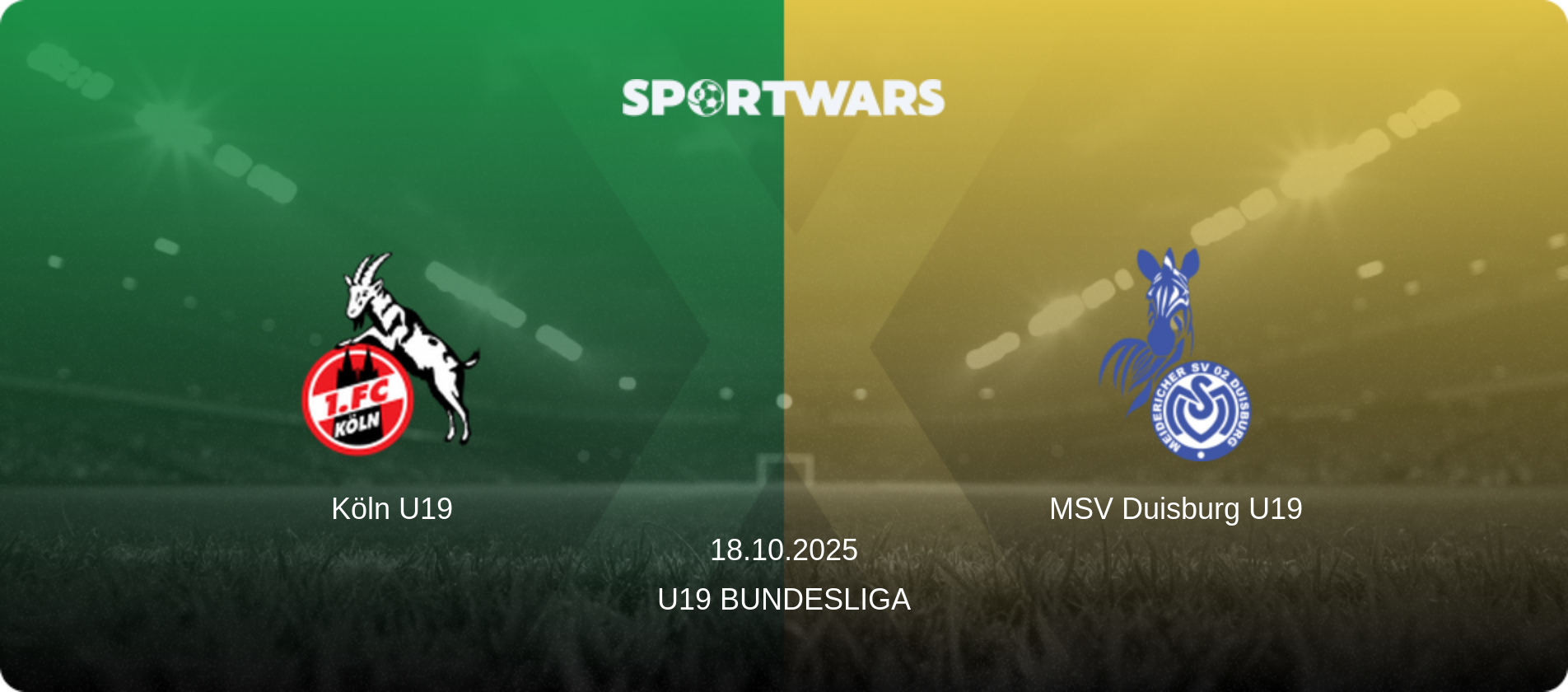 Köln U19 — MSV Duisburg U19, 18.10.2025 — U19 Bundesliga (match preview)
