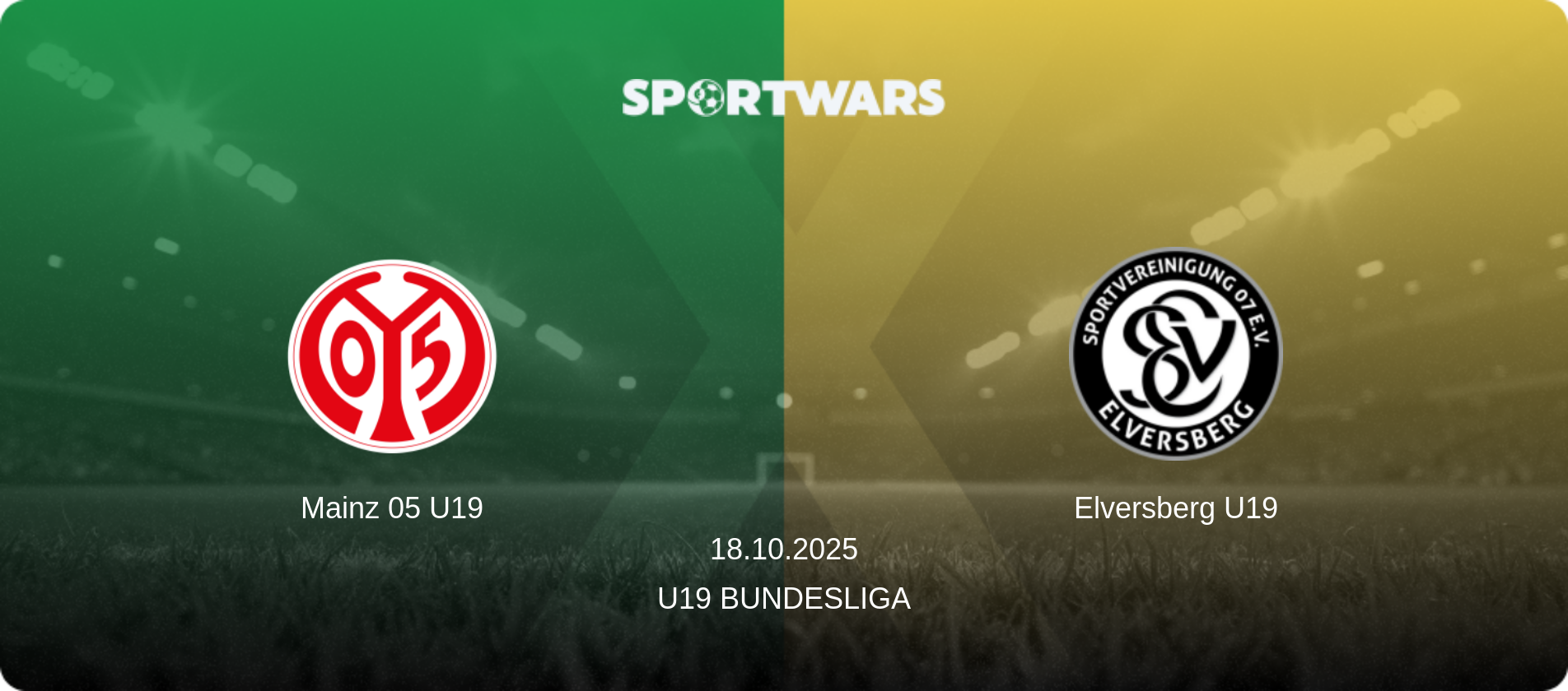 Mainz 05 U19 — Elversberg U19, 18.10.2025 — U19 Bundesliga (match preview)