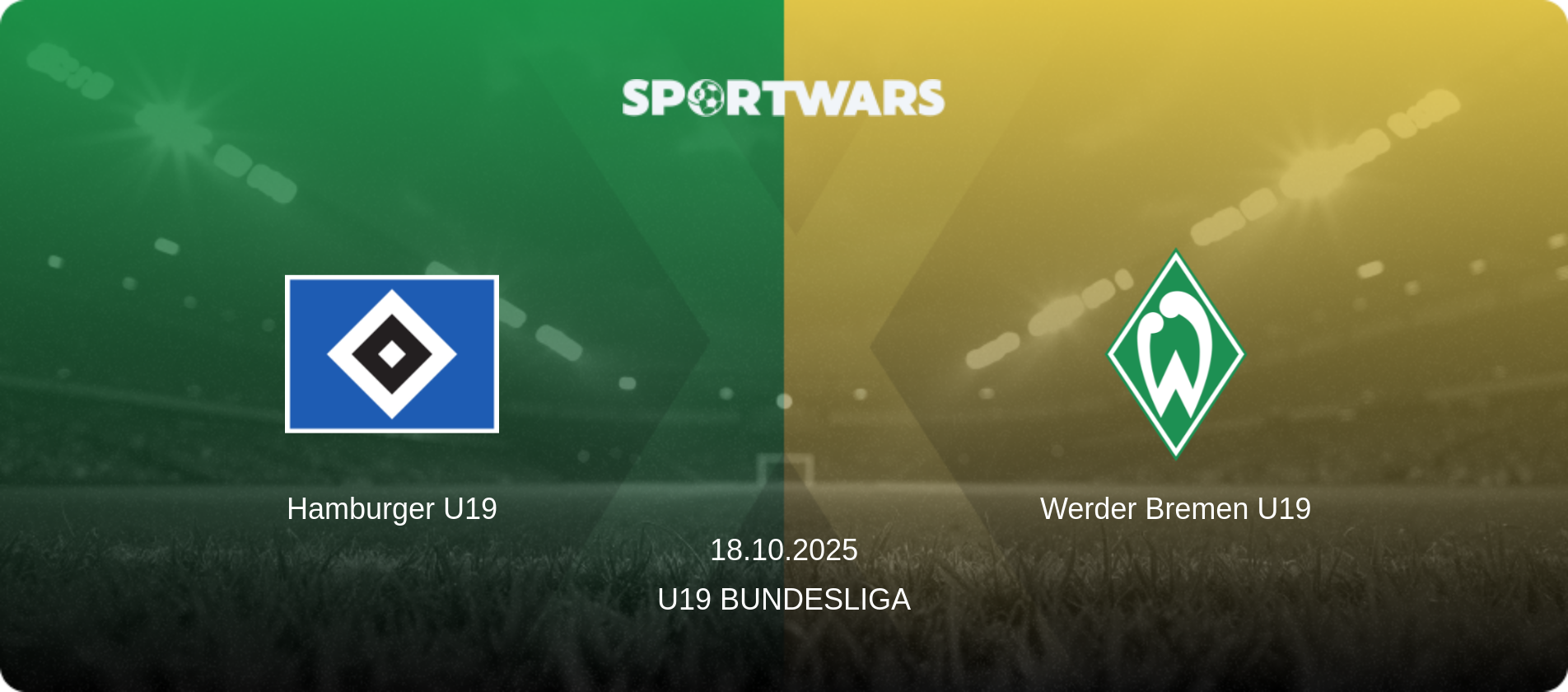 Hamburger U19 — Werder Bremen U19, 18.10.2025 — U19 Bundesliga (match preview)