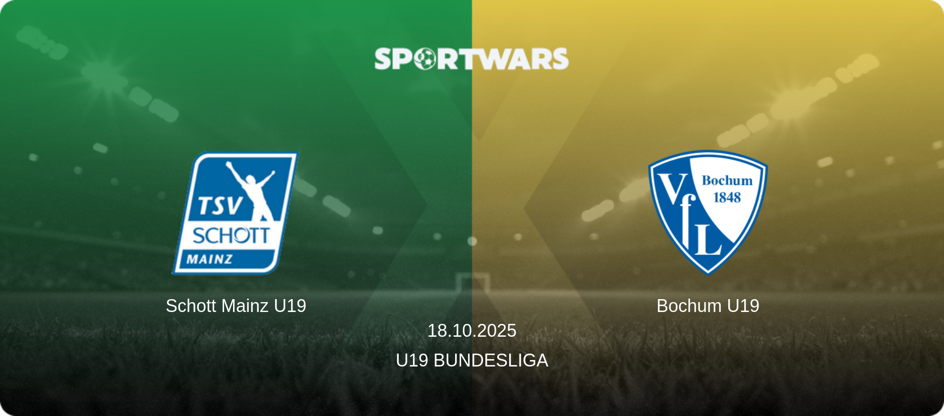 Schott Mainz U19 — Bochum U19, 18.10.2025 — U19 Bundesliga (match preview)