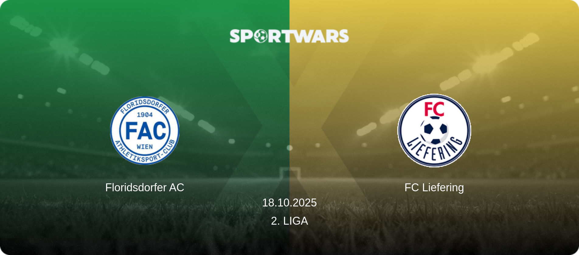 Floridsdorfer AC — FC Liefering, 18.10.2025 — 2. Liga (match preview)