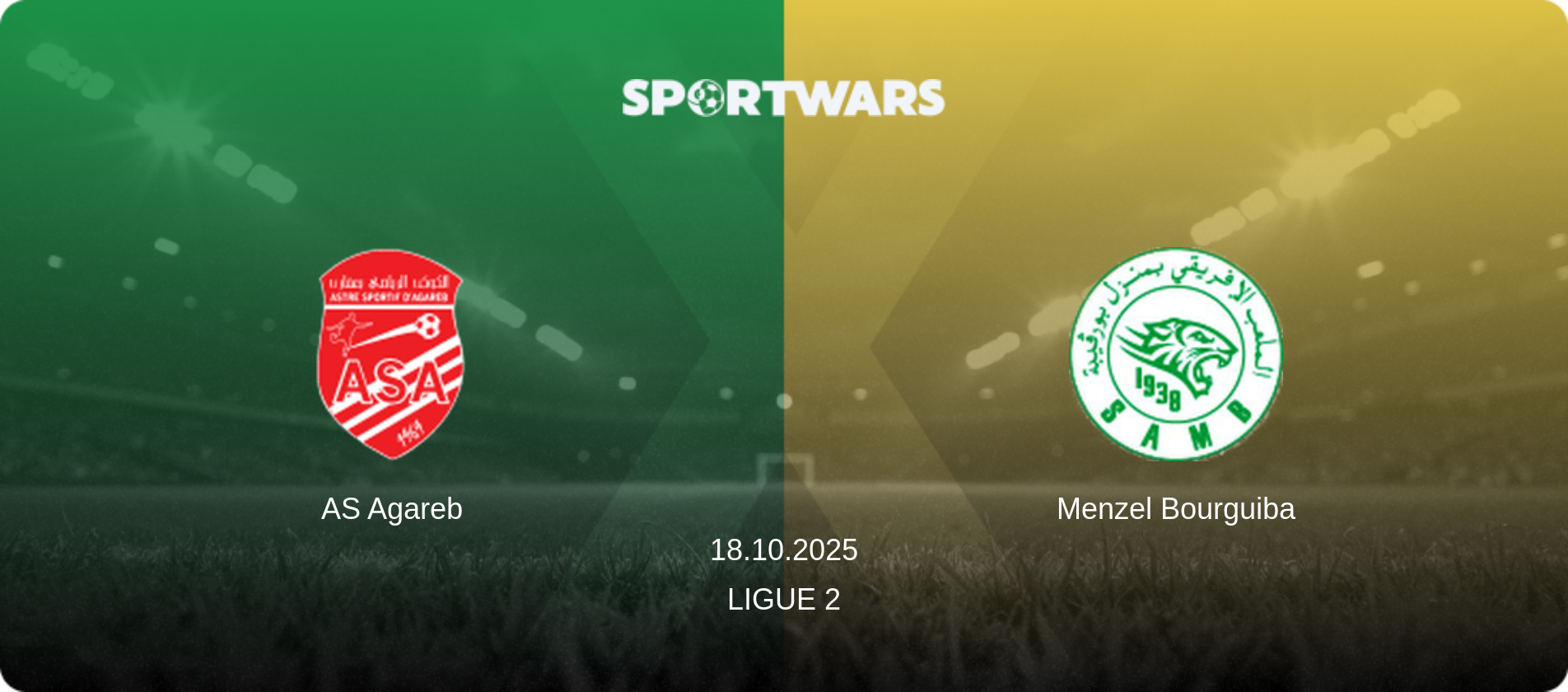 AS Agareb — Menzel Bourguiba, 18.10.2025 — Ligue 2 (match preview)