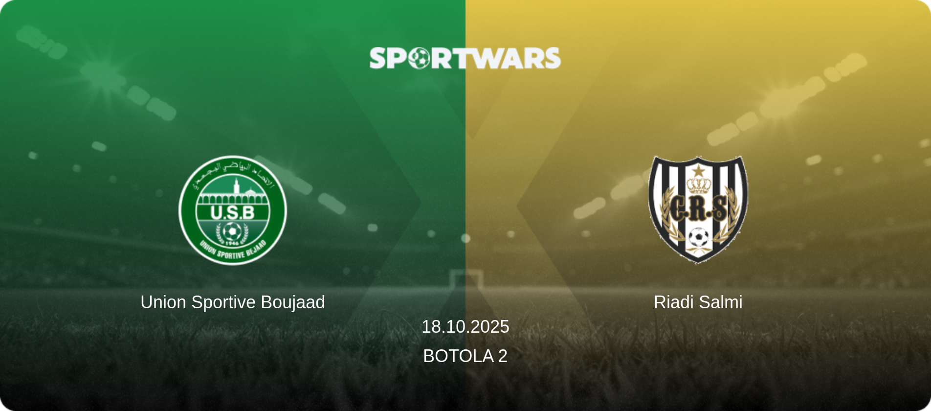 Union Sportive Boujaad — Riadi Salmi, 18.10.2025 — Botola 2 (match preview)