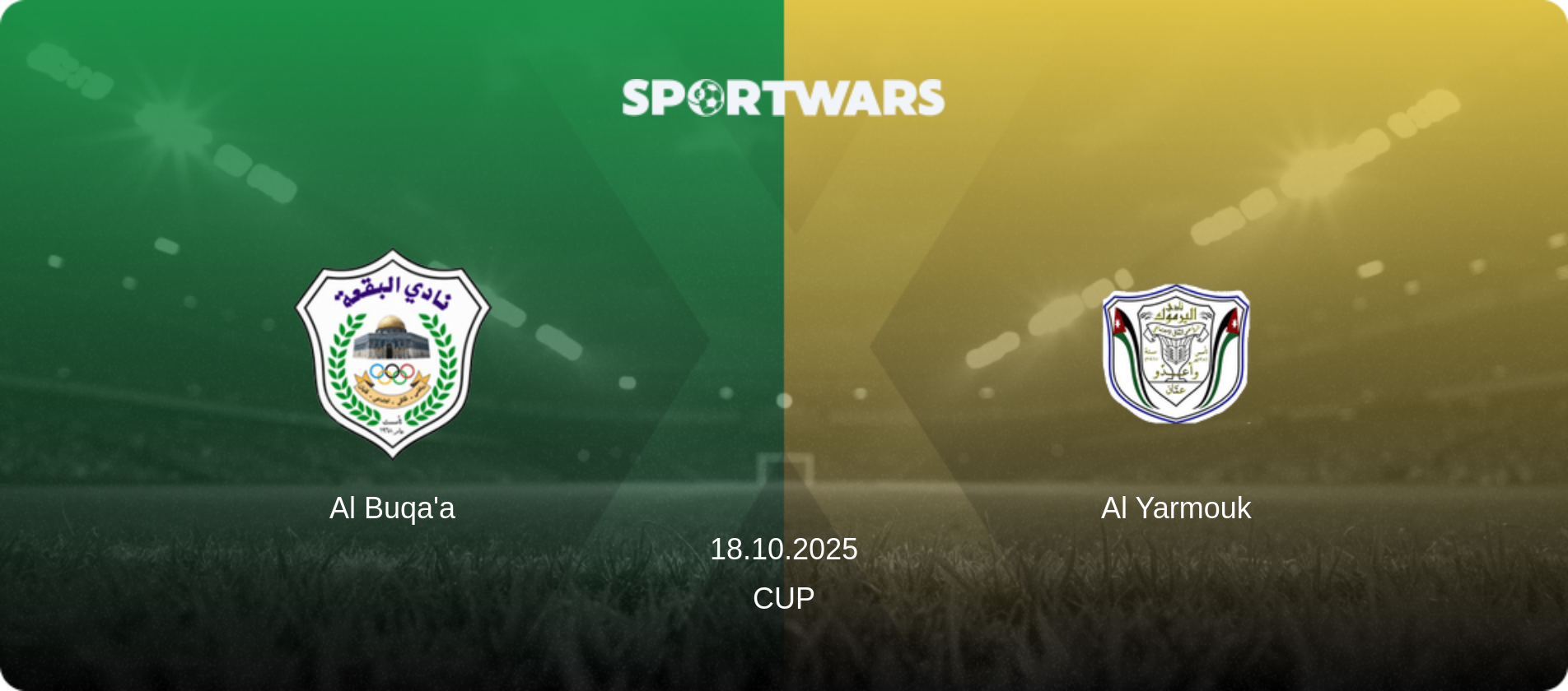 Al Buqa'a — Al Yarmouk, 18.10.2025 — Cup (match preview)