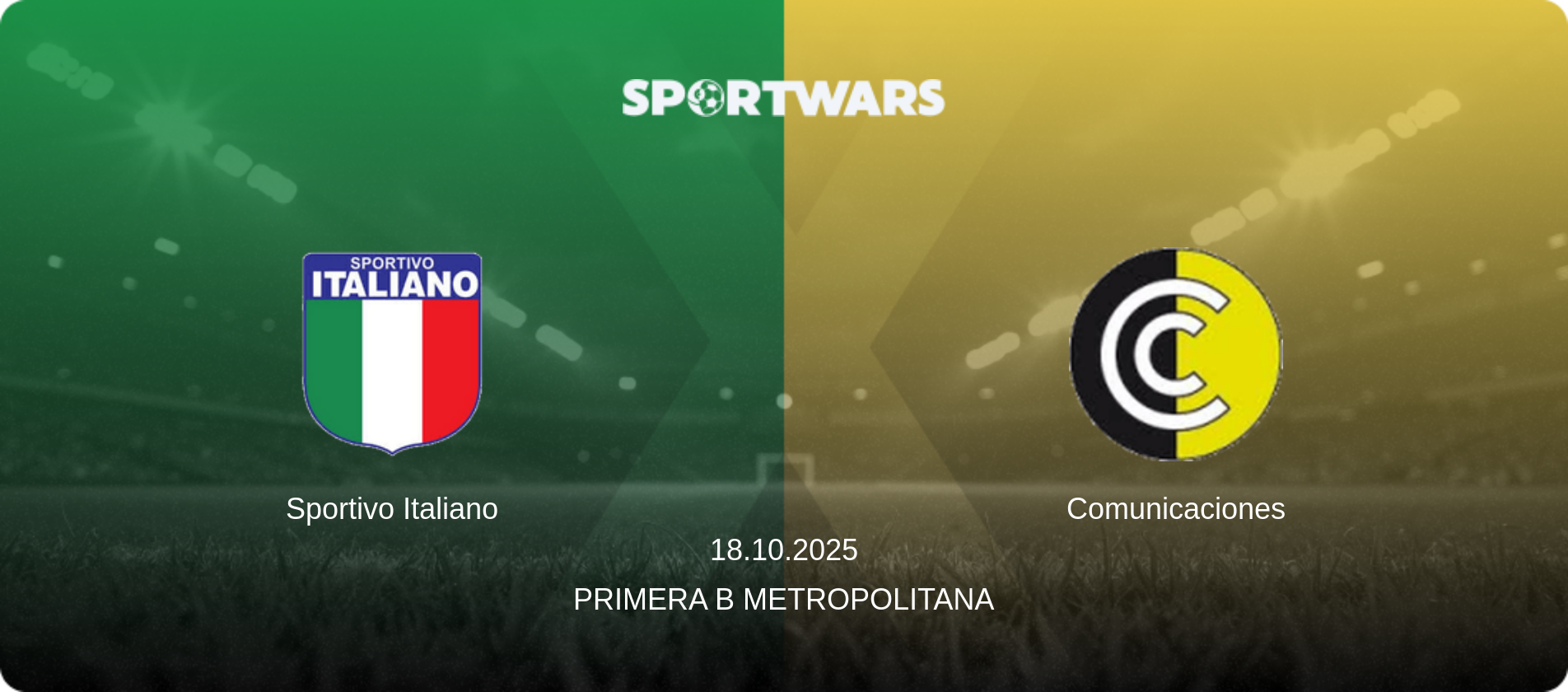 Sportivo Italiano — Comunicaciones, 18.10.2025 — Primera B Metropolitana (match preview)