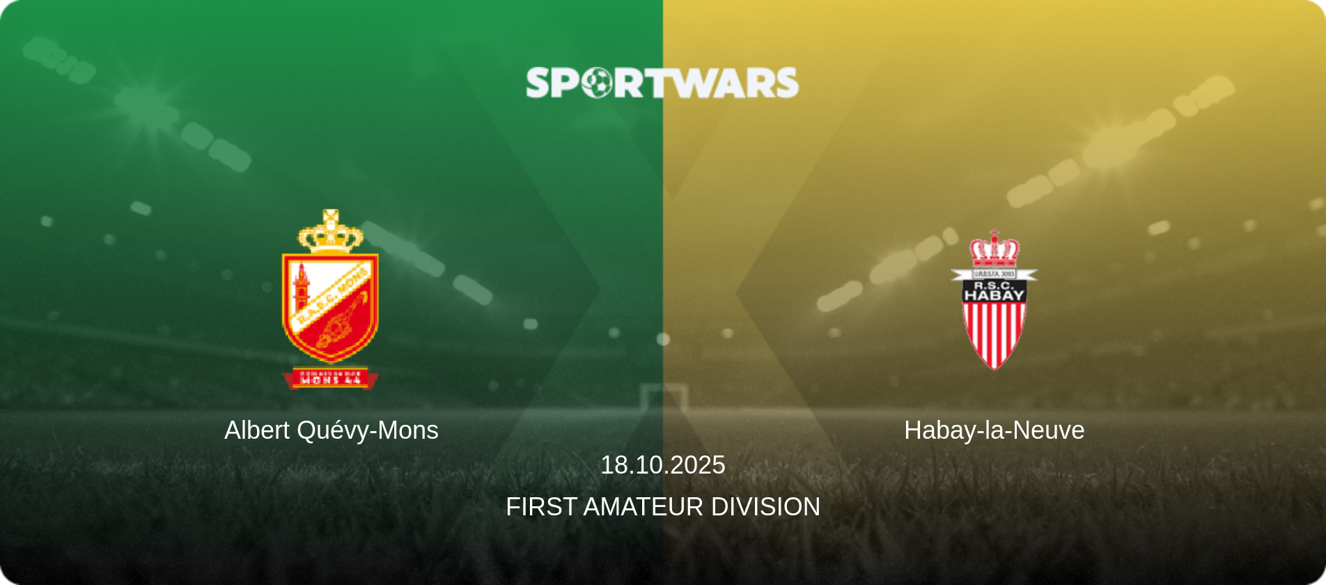 Albert Quévy-Mons — Habay-la-Neuve, 18.10.2025 — First Amateur Division (match preview)