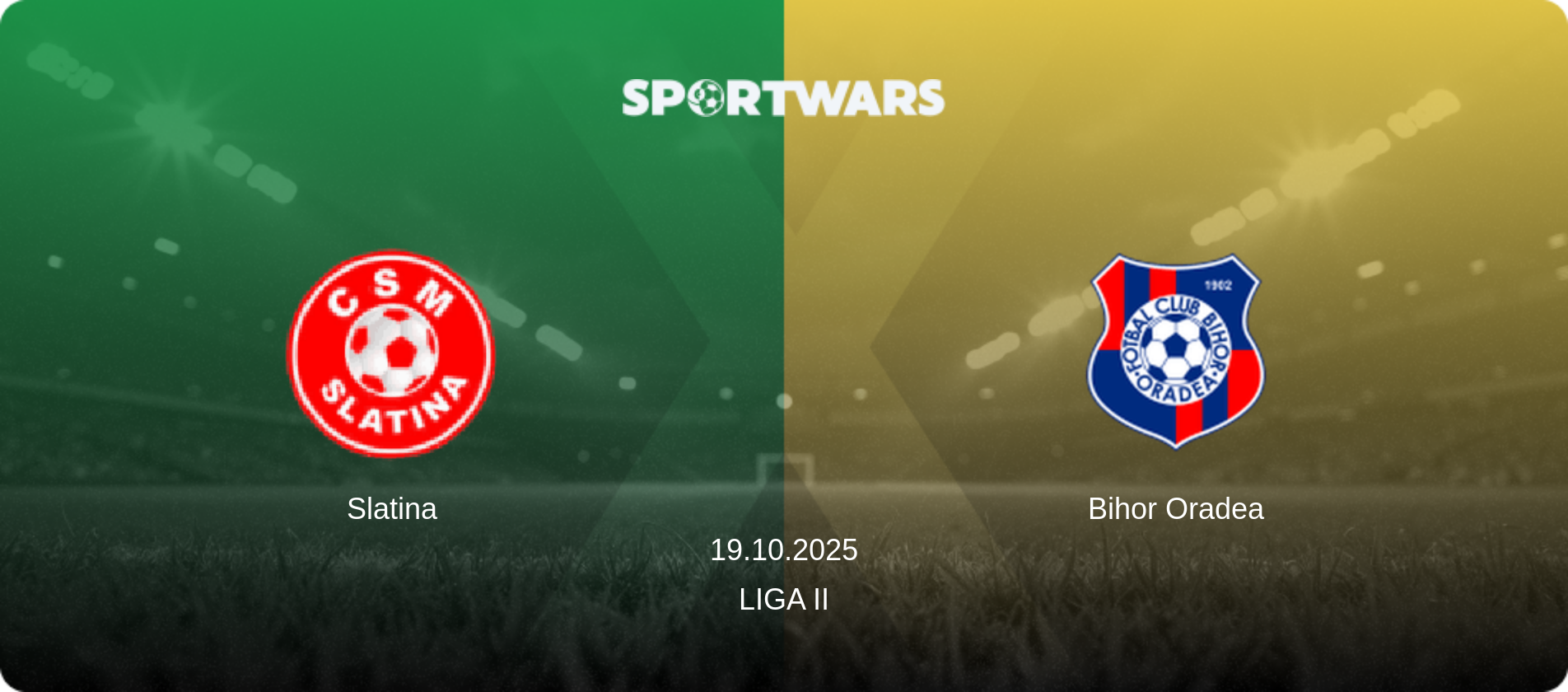 Slatina — Bihor Oradea, 19.10.2025 — Liga II (match preview)