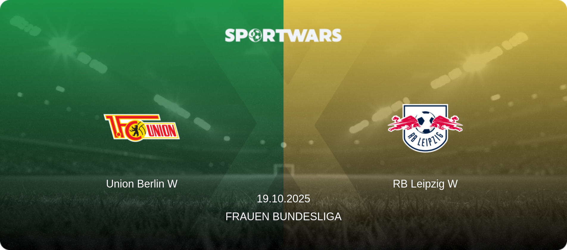 Union Berlin W — RB Leipzig W, 19.10.2025 — Frauen Bundesliga (match preview)