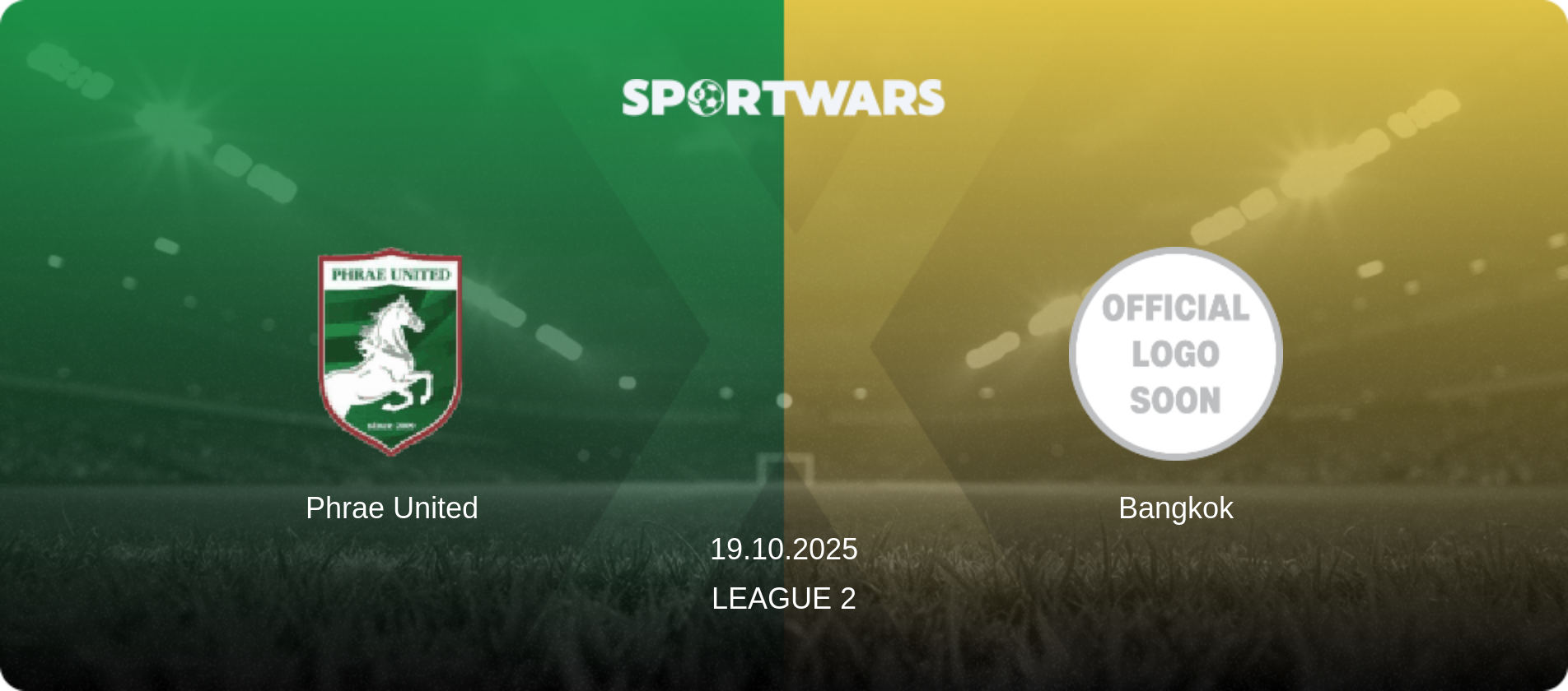 Phrae United — Bangkok, 19.10.2025 — League 2 (match preview)