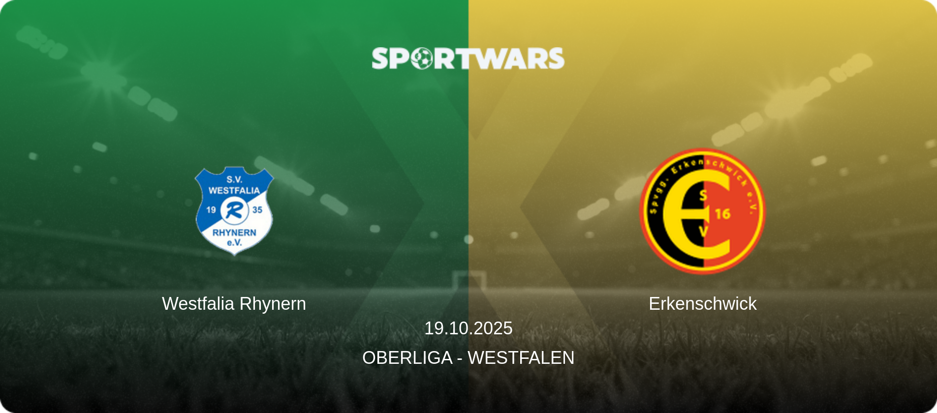 Westfalia Rhynern — Erkenschwick, 19.10.2025 — Oberliga - Westfalen (match preview)