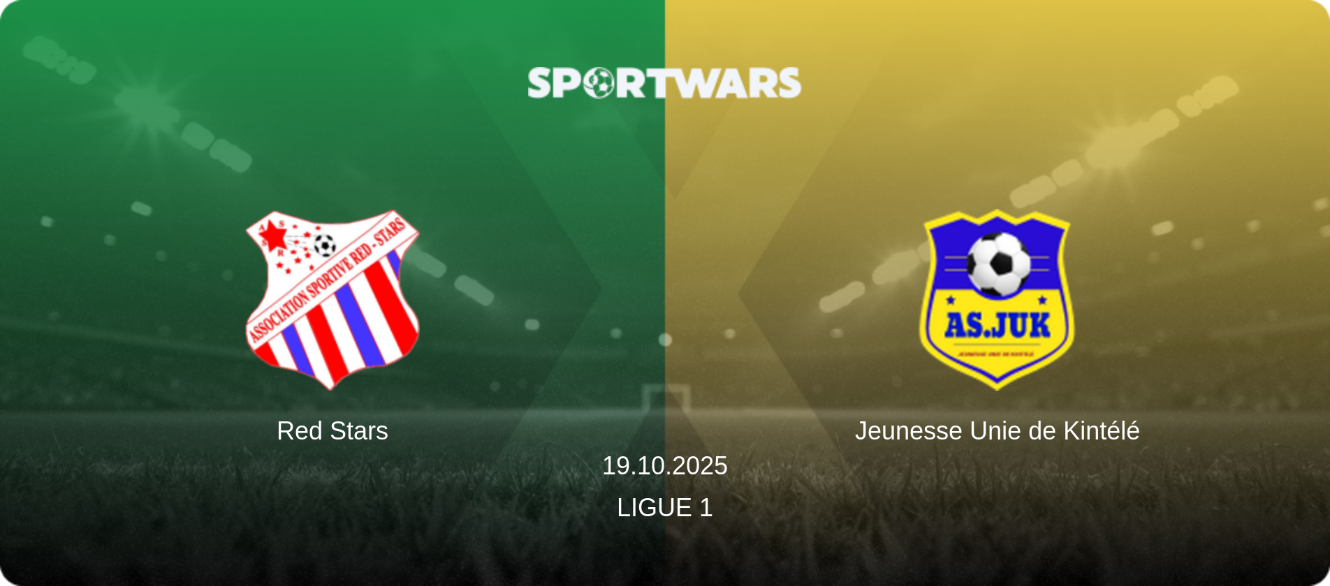 Red Stars — Jeunesse Unie de Kintélé, 19.10.2025 — Ligue 1 (match preview)