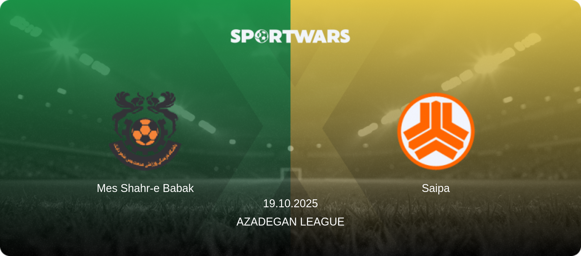 Mes Shahr-e Babak — Saipa, 19.10.2025 — Azadegan League (match preview)