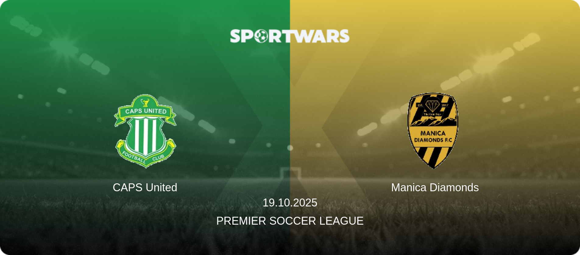 CAPS United — Manica Diamonds, 19.10.2025 — Premier Soccer League (match preview)
