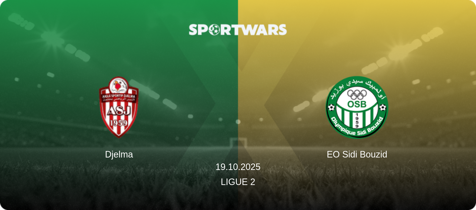 Djelma — EO Sidi Bouzid, 19.10.2025 — Ligue 2 (match preview)