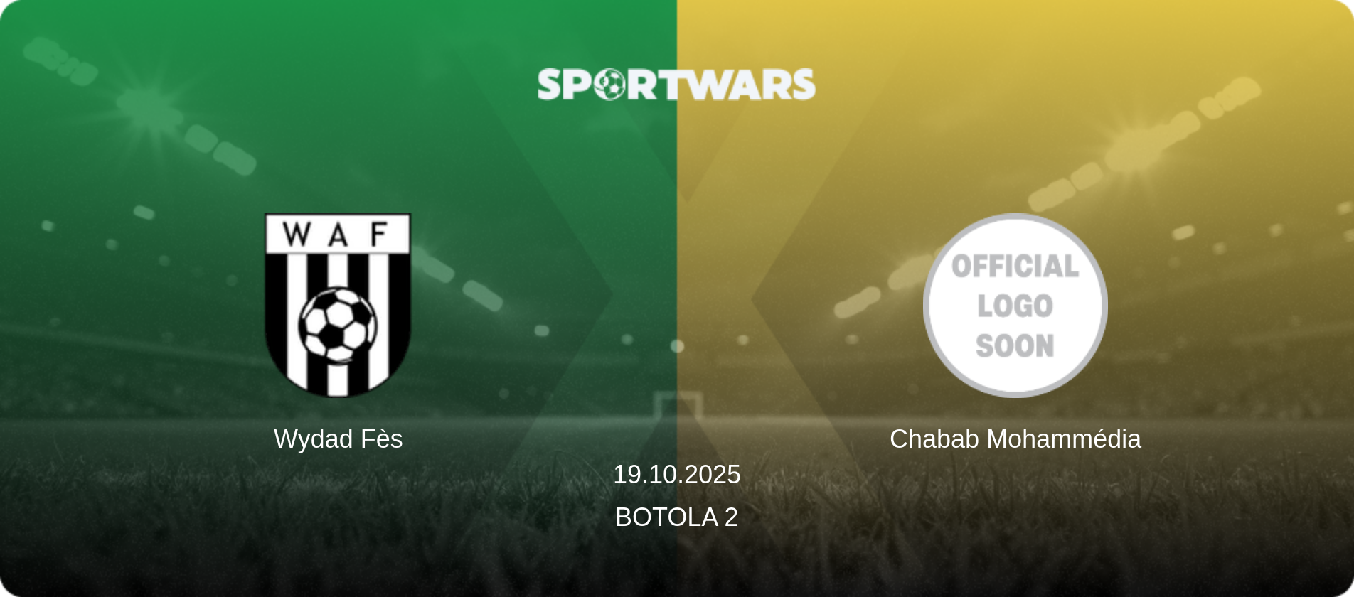 Wydad Fès — Chabab Mohammédia, 19.10.2025 — Botola 2 (match preview)
