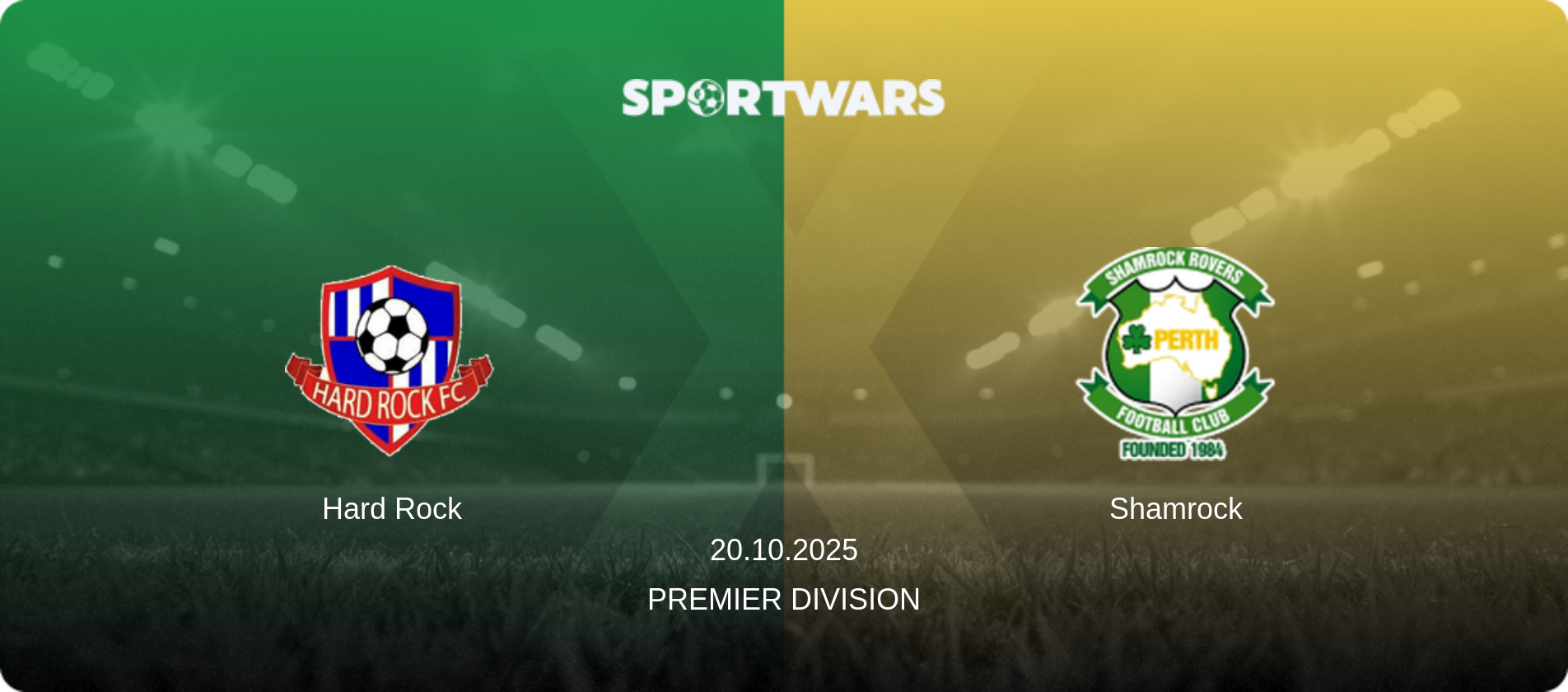Hard Rock — Shamrock, 20.10.2025 — Premier Division (match preview)