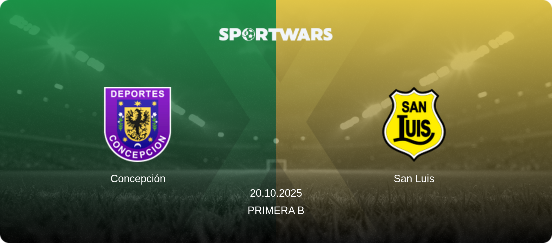 Concepción — San Luis, 20.10.2025 — Primera B (match preview)