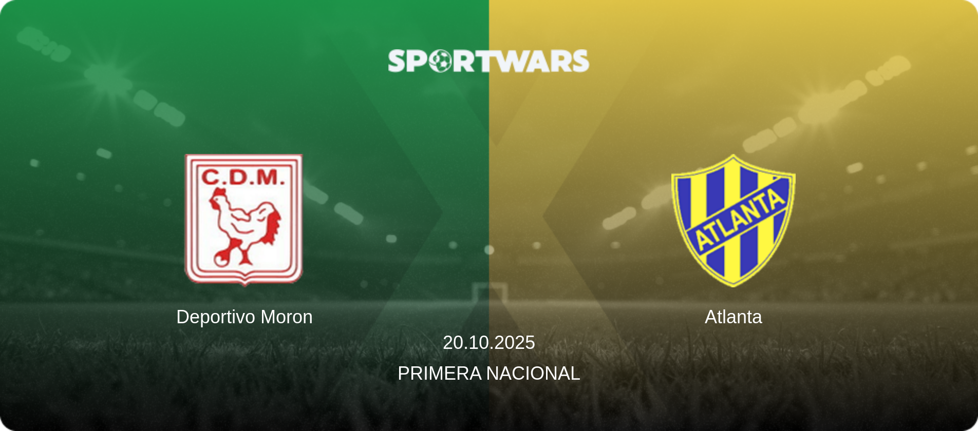 Deportivo Moron — Atlanta, 20.10.2025 — Primera Nacional (match preview)
