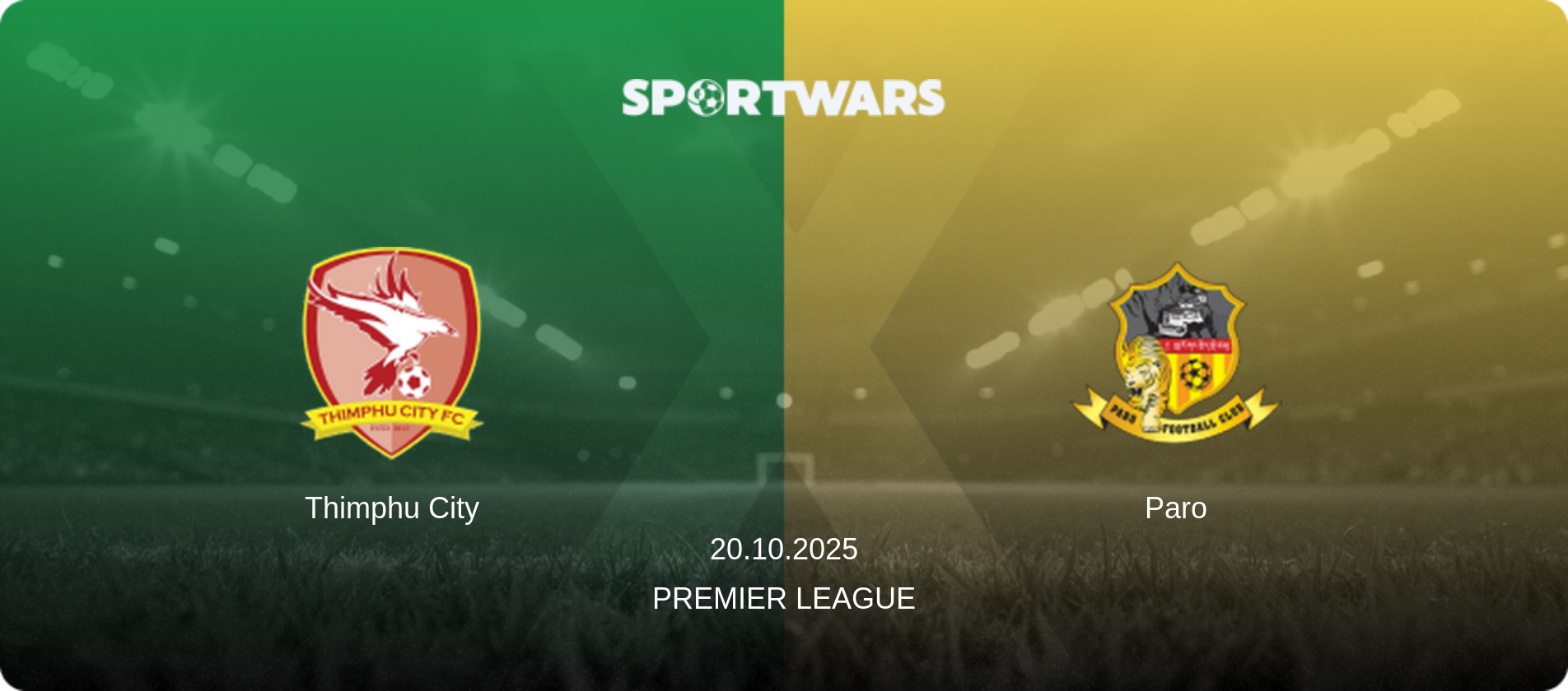 Thimphu City — Paro, 20.10.2025 — Premier League (match preview)