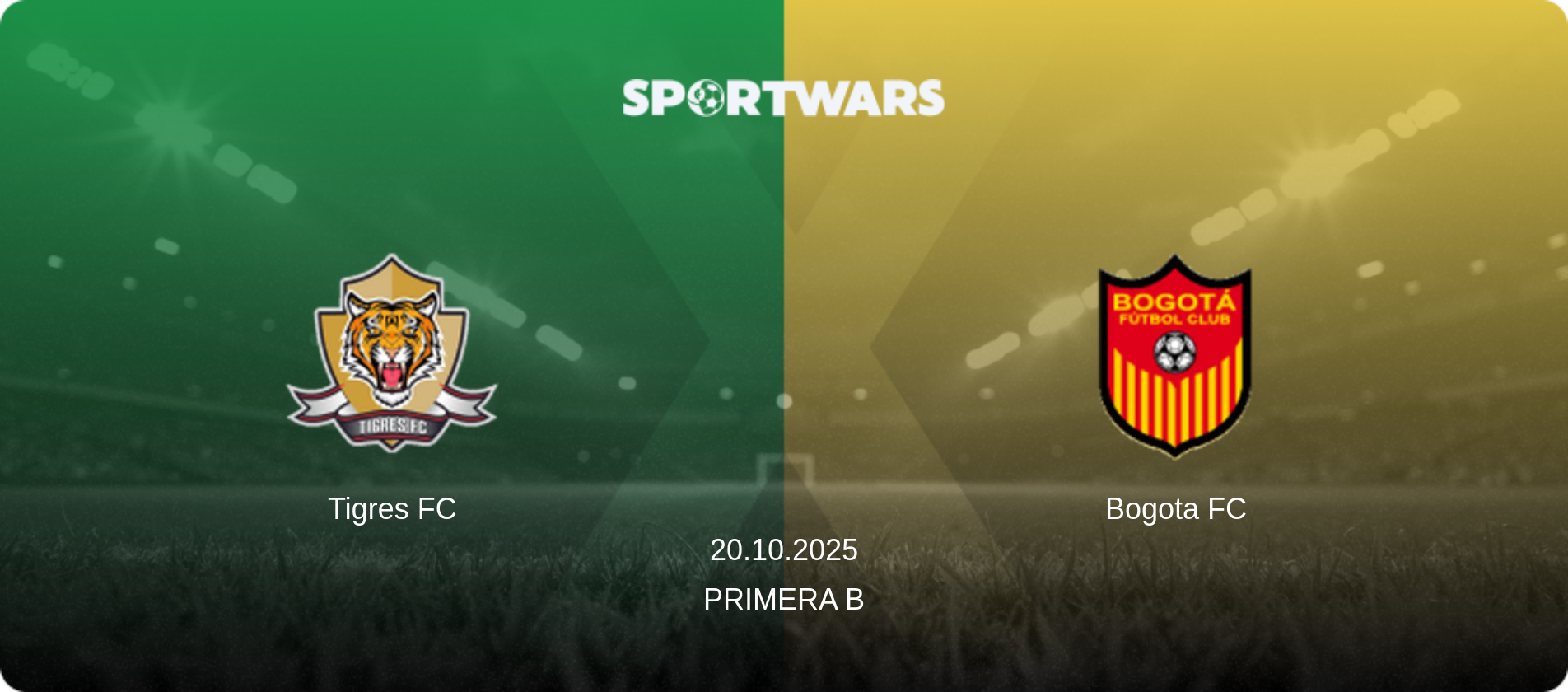Tigres FC — Bogota FC, 20.10.2025 — Primera B (match preview)