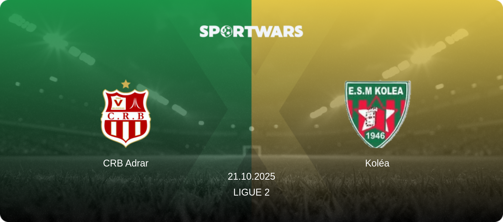 CRB Adrar — Koléa, 21.10.2025 — Ligue 2 (match preview)