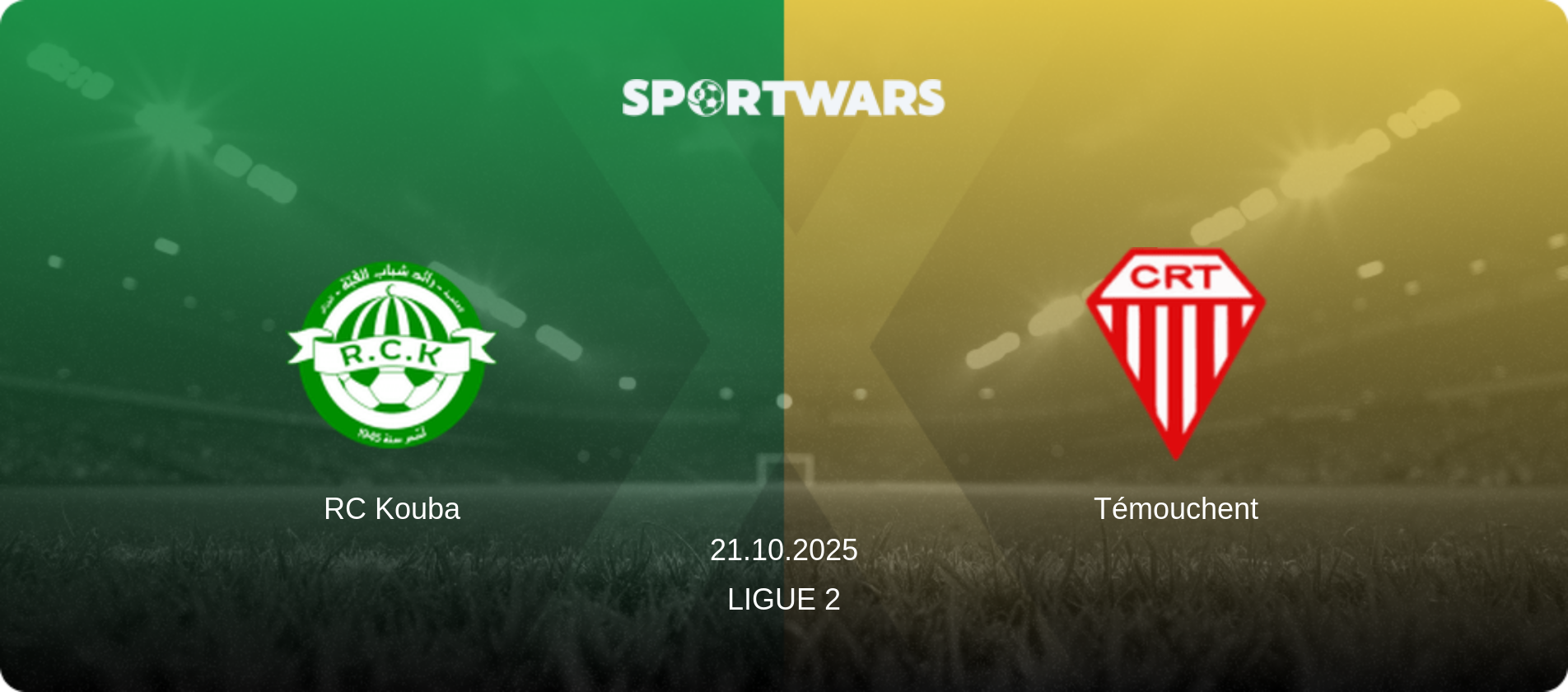 RC Kouba — Témouchent, 21.10.2025 — Ligue 2 (match preview)