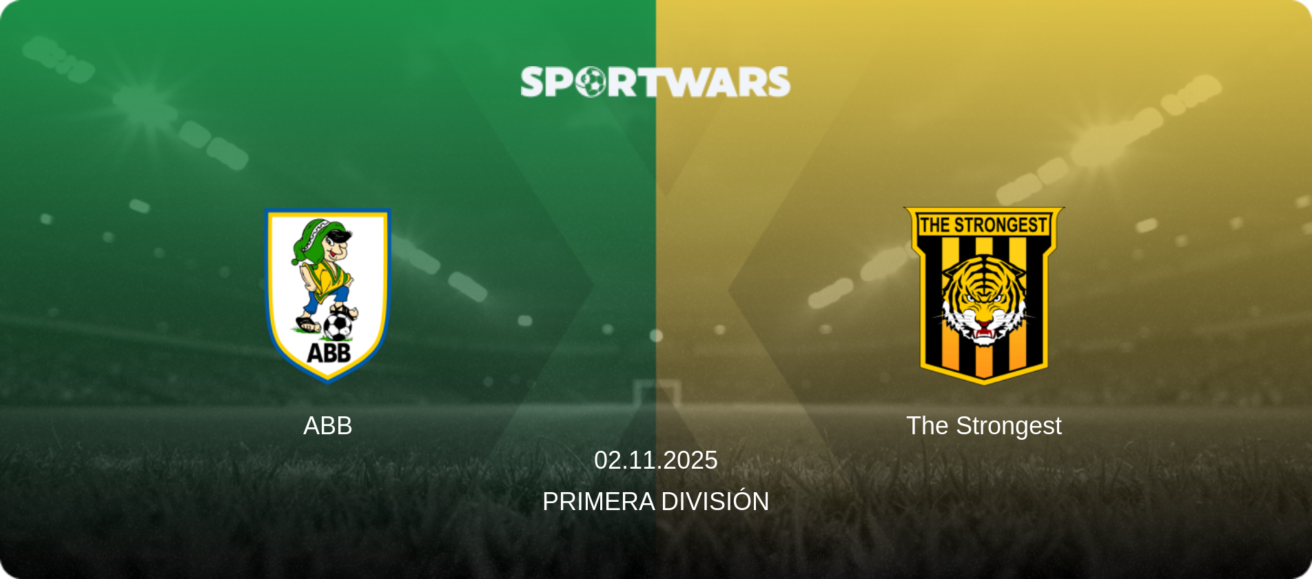 ABB — The Strongest, 02.11.2025 — Primera División (match preview)