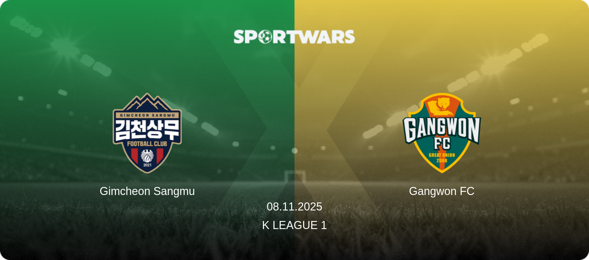 Gimcheon Sangmu — Gangwon FC, 08.11.2025 — K League 1 (match preview)