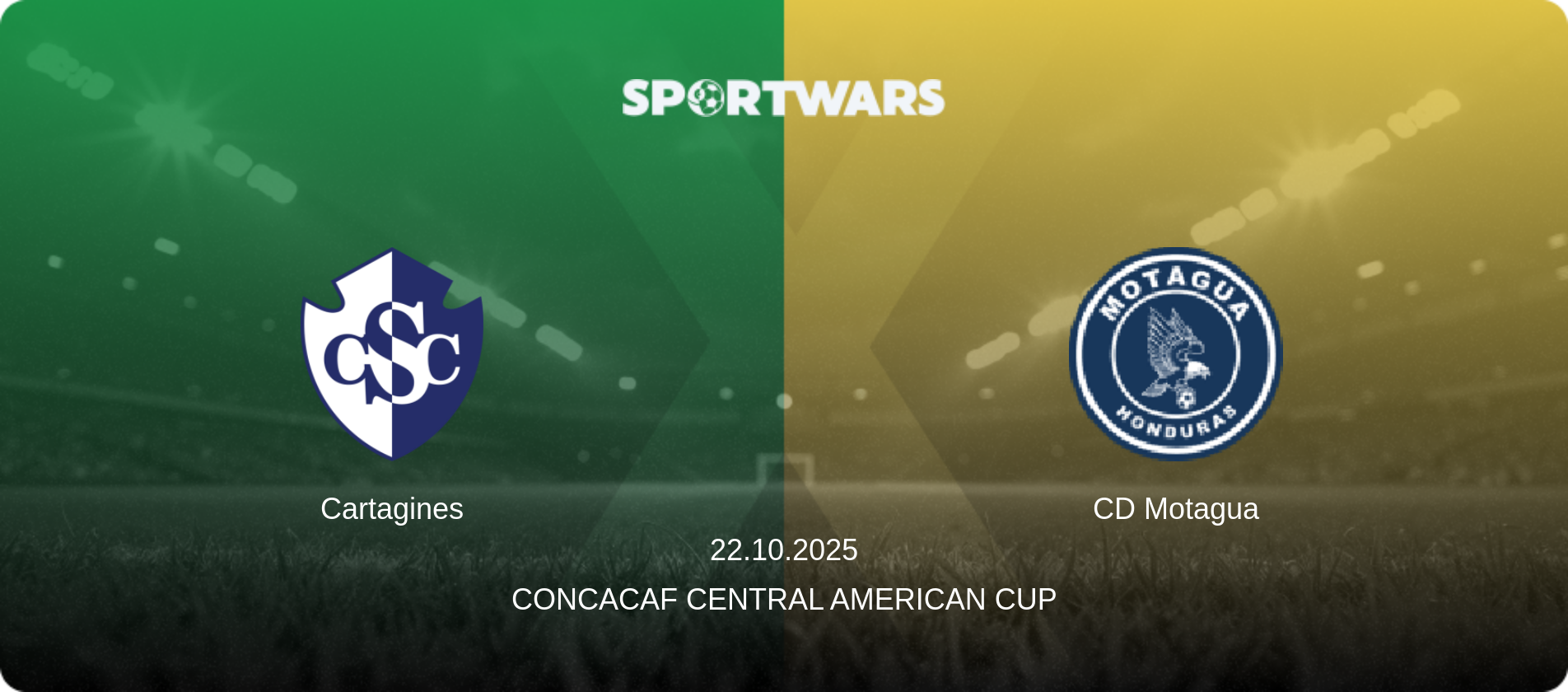 Cartagines — CD Motagua, 22.10.2025 — Concacaf Central American Cup (match preview)