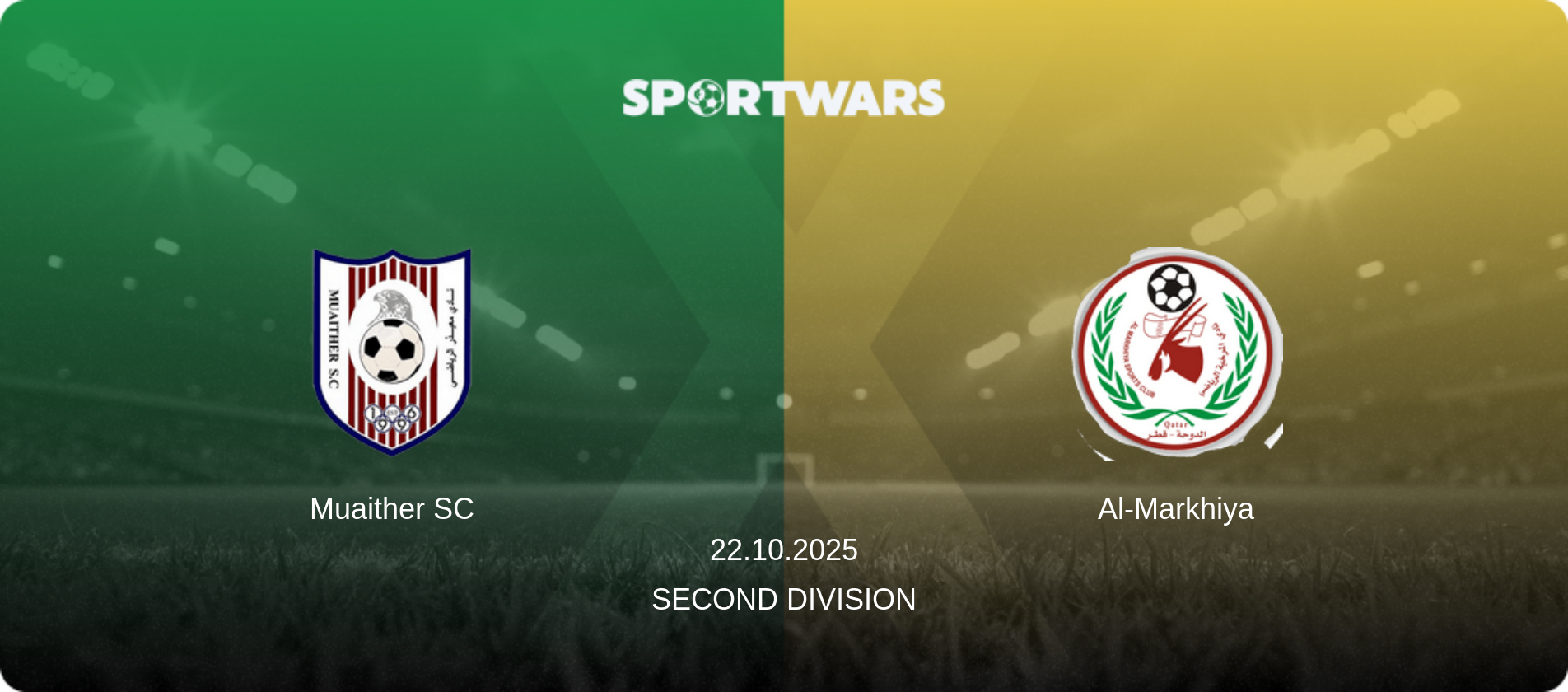 Muaither SC — Al-Markhiya, 22.10.2025 — Second Division (match preview)