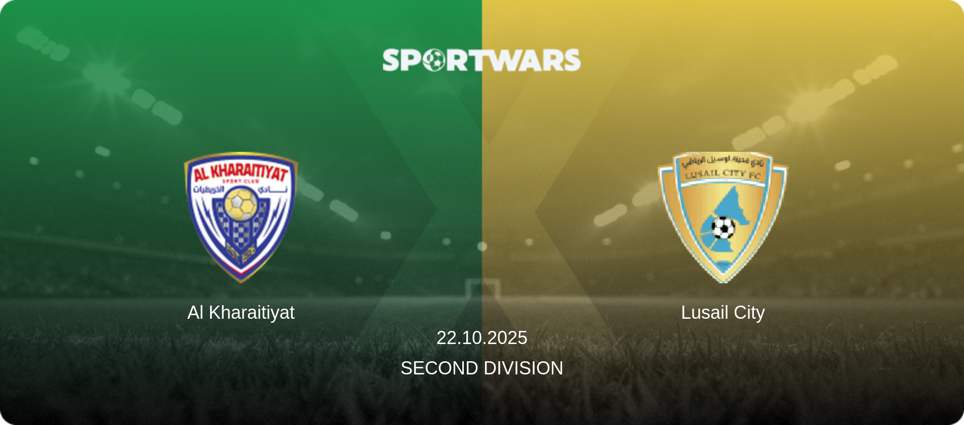 Al Kharaitiyat — Lusail City, 22.10.2025 — Second Division (match preview)