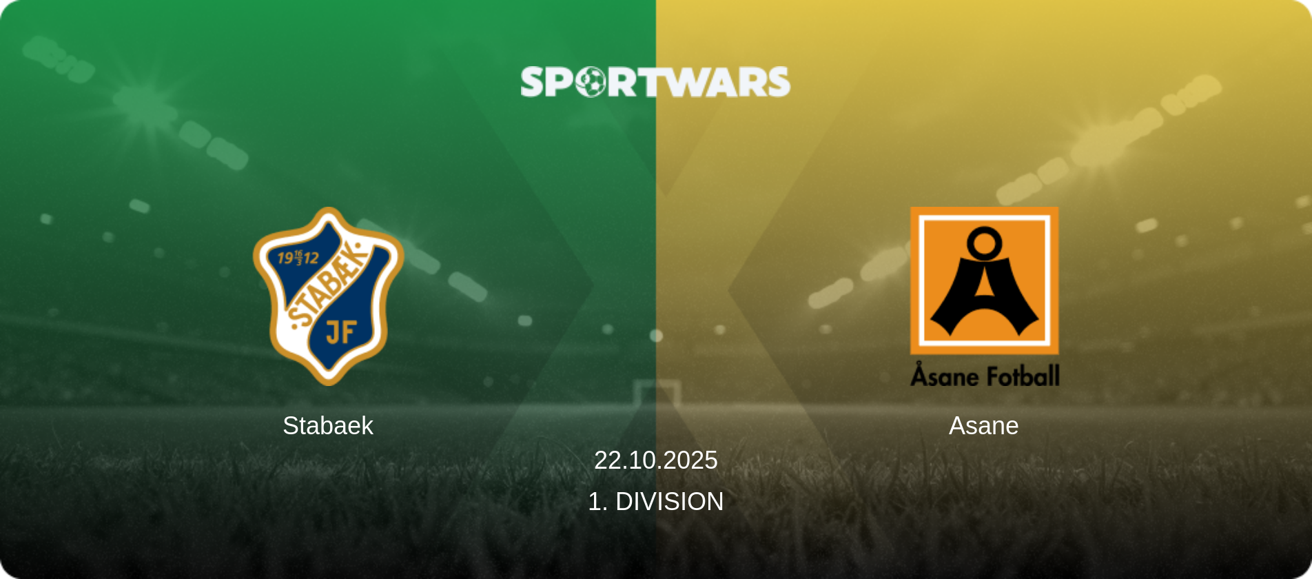 Stabaek — Asane, 22.10.2025 — 1. Division (match preview)