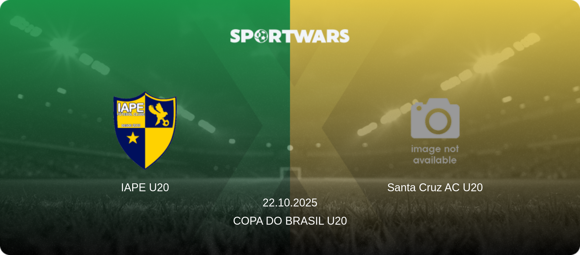 IAPE U20 — Santa Cruz AC U20, 22.10.2025 — Copa do Brasil U20 (match preview)