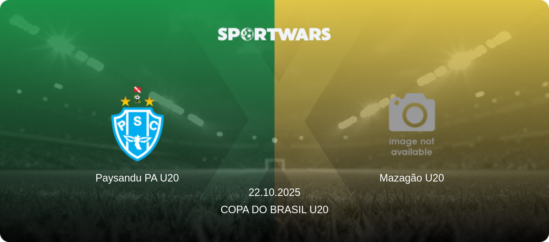 Paysandu PA U20 — Mazagão U20, 22.10.2025 — Copa do Brasil U20 (match preview)