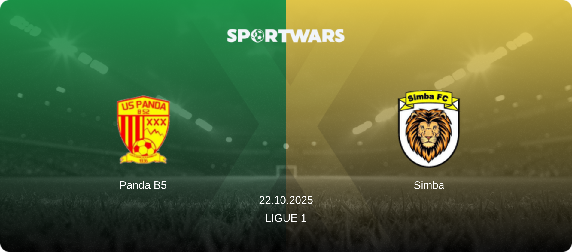 Panda B5 — Simba, 22.10.2025 — Ligue 1 (match preview)