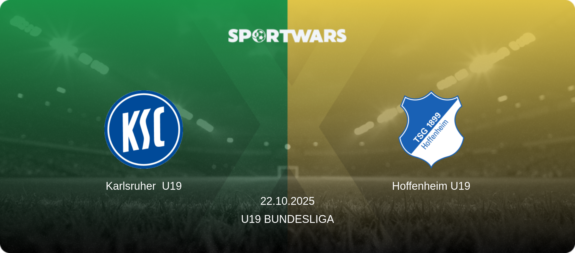Karlsruher  U19 — Hoffenheim U19, 22.10.2025 — U19 Bundesliga (match preview)