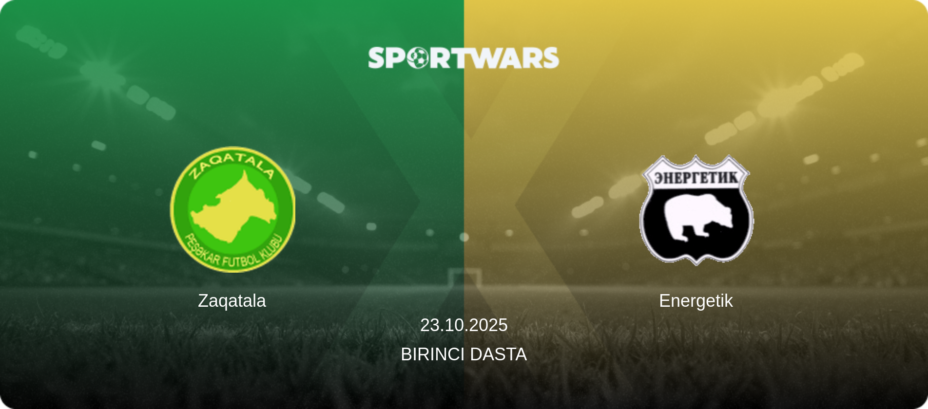 Zaqatala — Energetik, 23.10.2025 — Birinci Dasta (match preview)